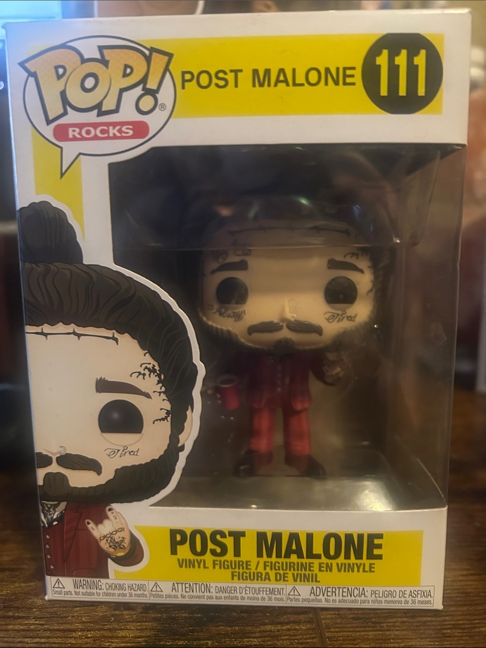 Funko Post Malone Pop! Vinyl Figure - Red Outfit
